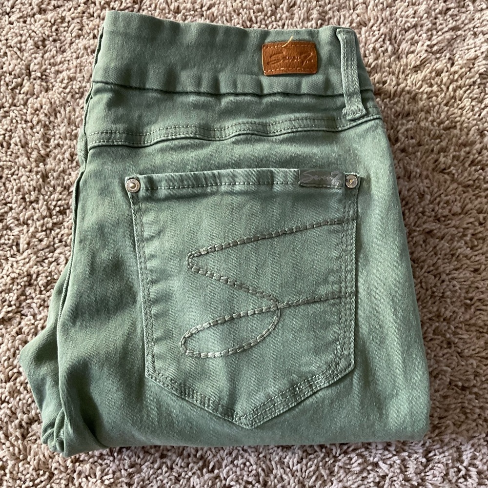Seven7 Tummy Less, High Rise, Skinny Jeans, Women’s Sz 12